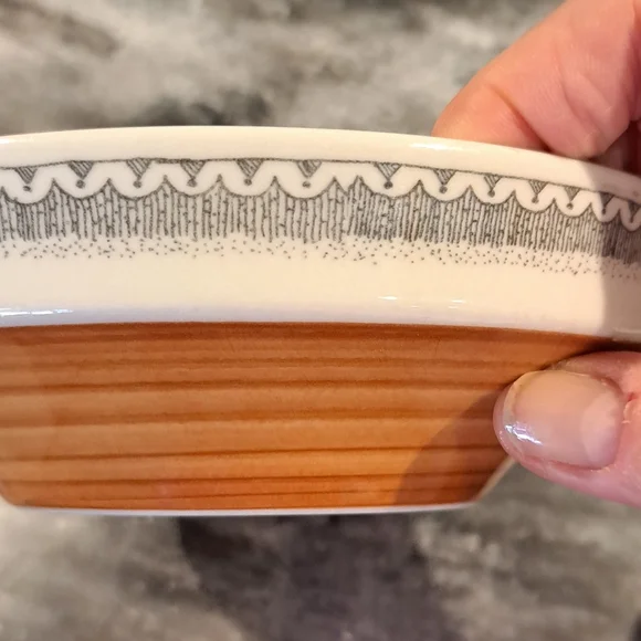 Vtg Goebel Country Burgund Individual Salad Bowl Set of 4 - Picture 2 of 4